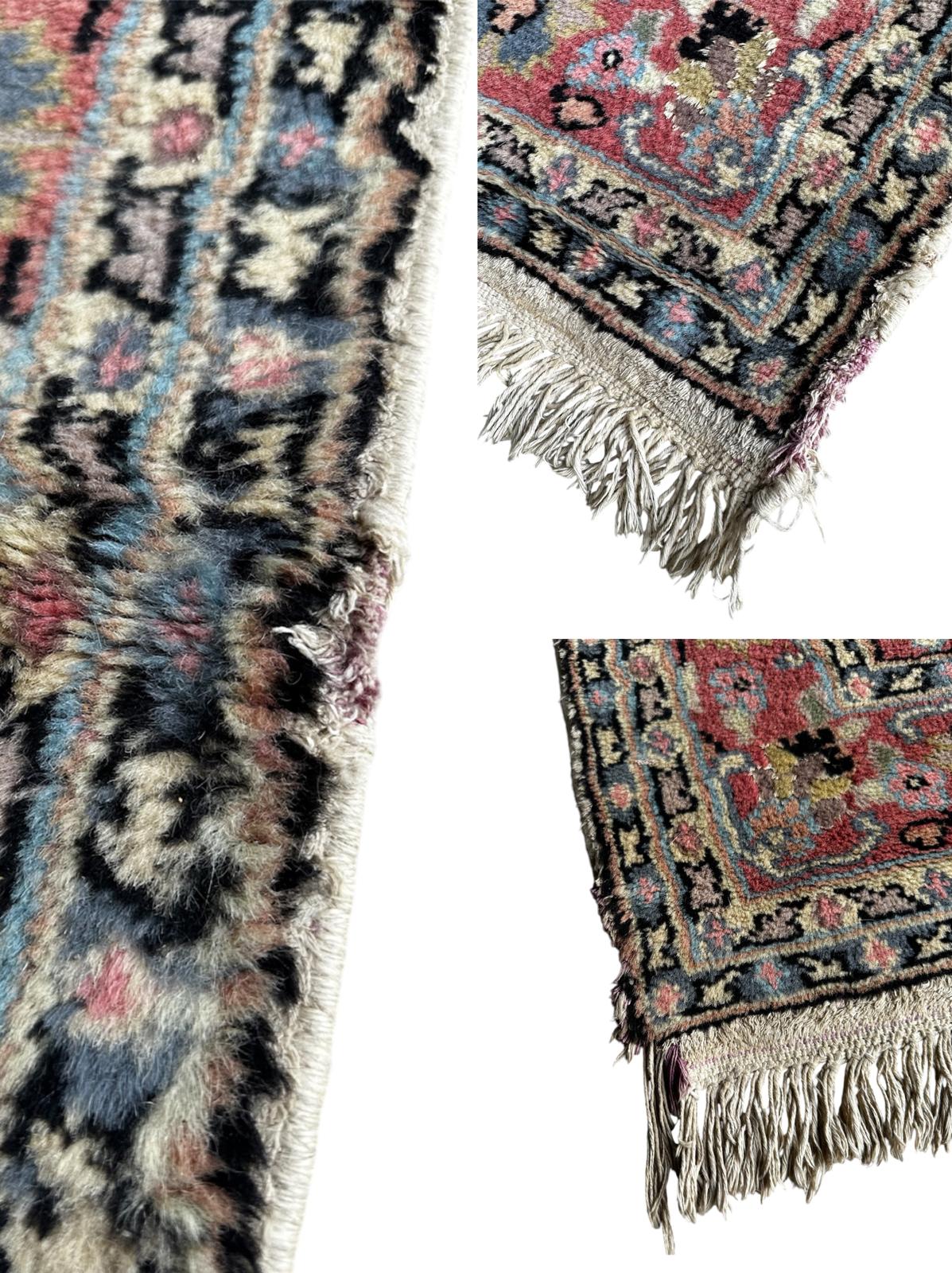 Tapis fait main en laine et soie 120cm x 200cm