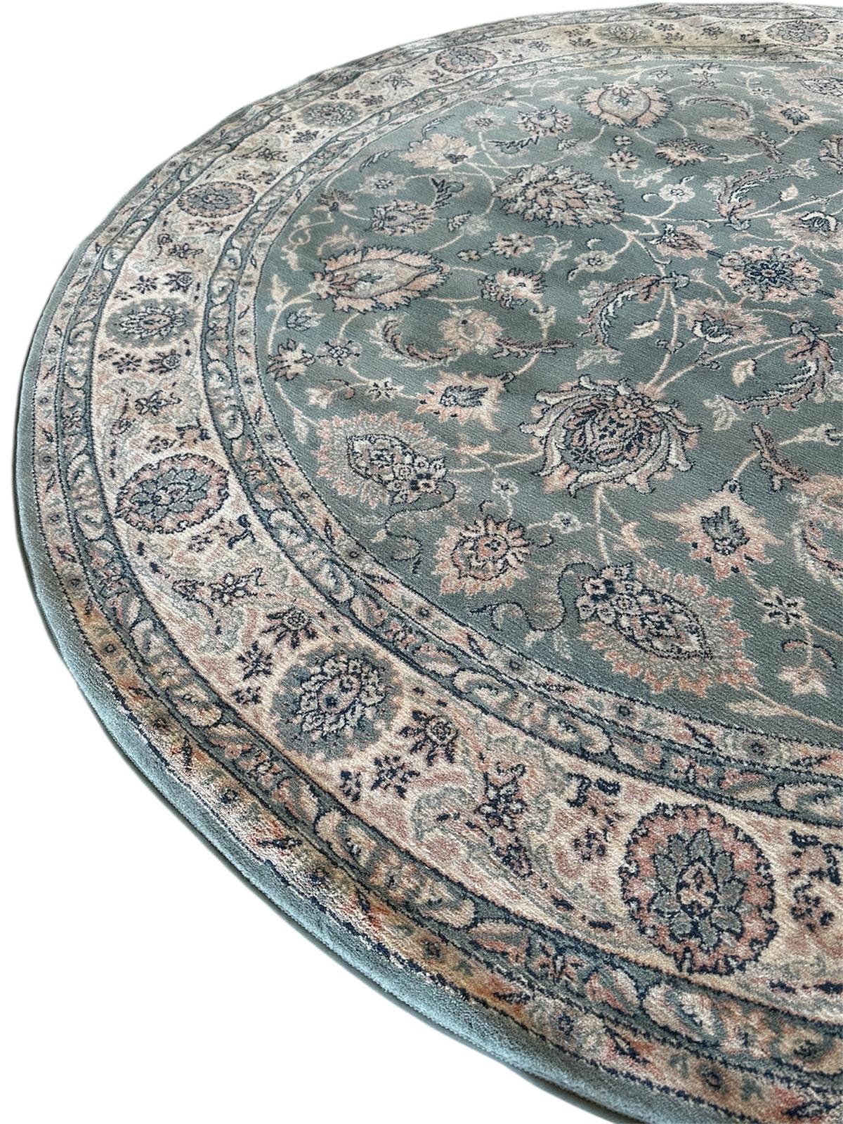 Grand tapis oriental rond 2m
