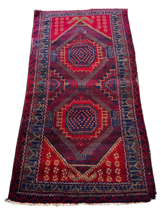 Tapis Afghan fait main 130cm x 245cm