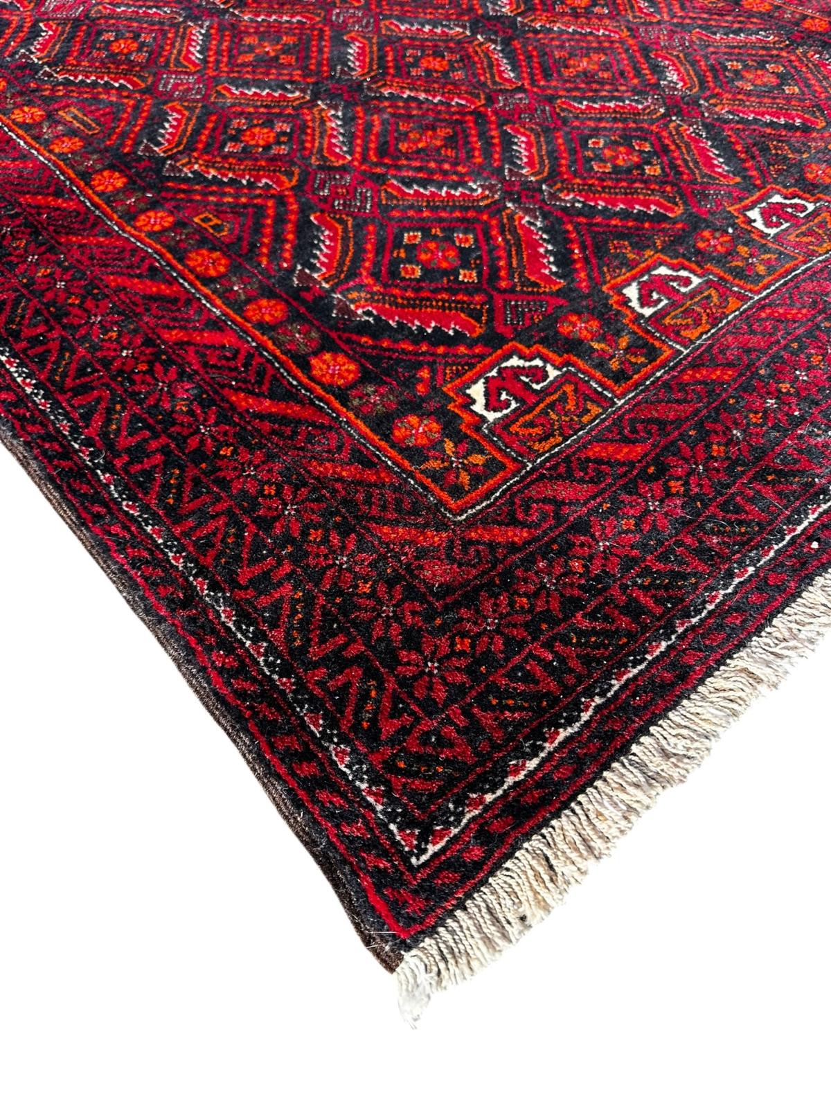 Tapis Baloutch fait main 2m x 1m