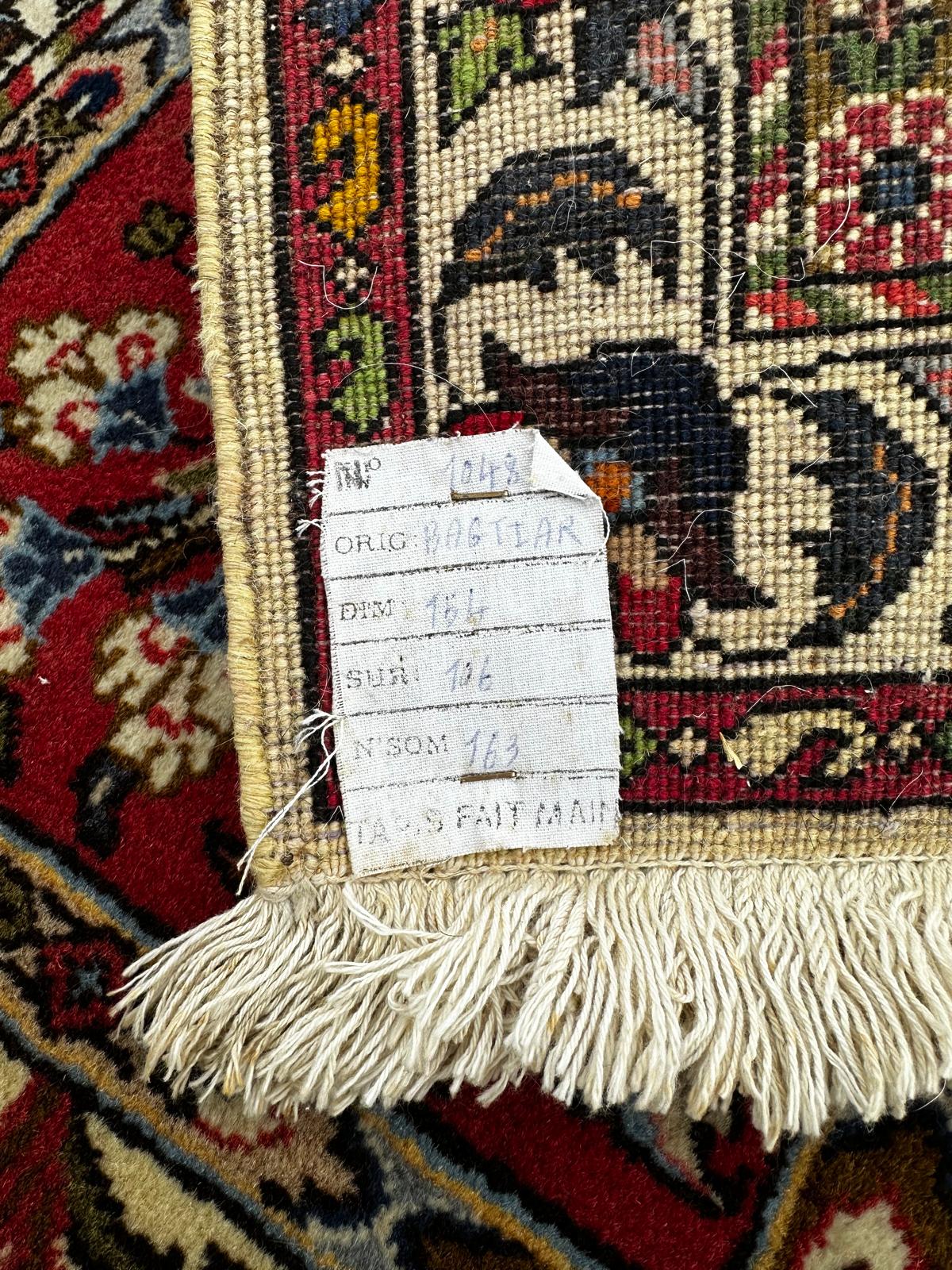 Tapis Bakhtiar fait main 160cm x 110cm