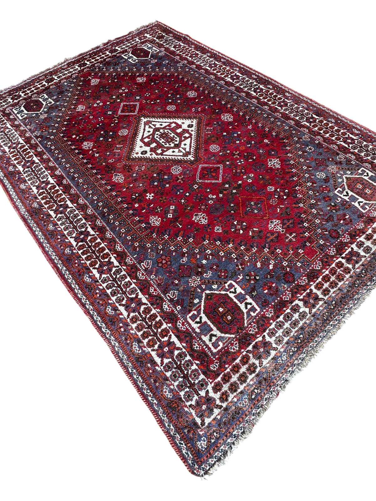 Tapis persan Shiraz Fait main 2m x 3m