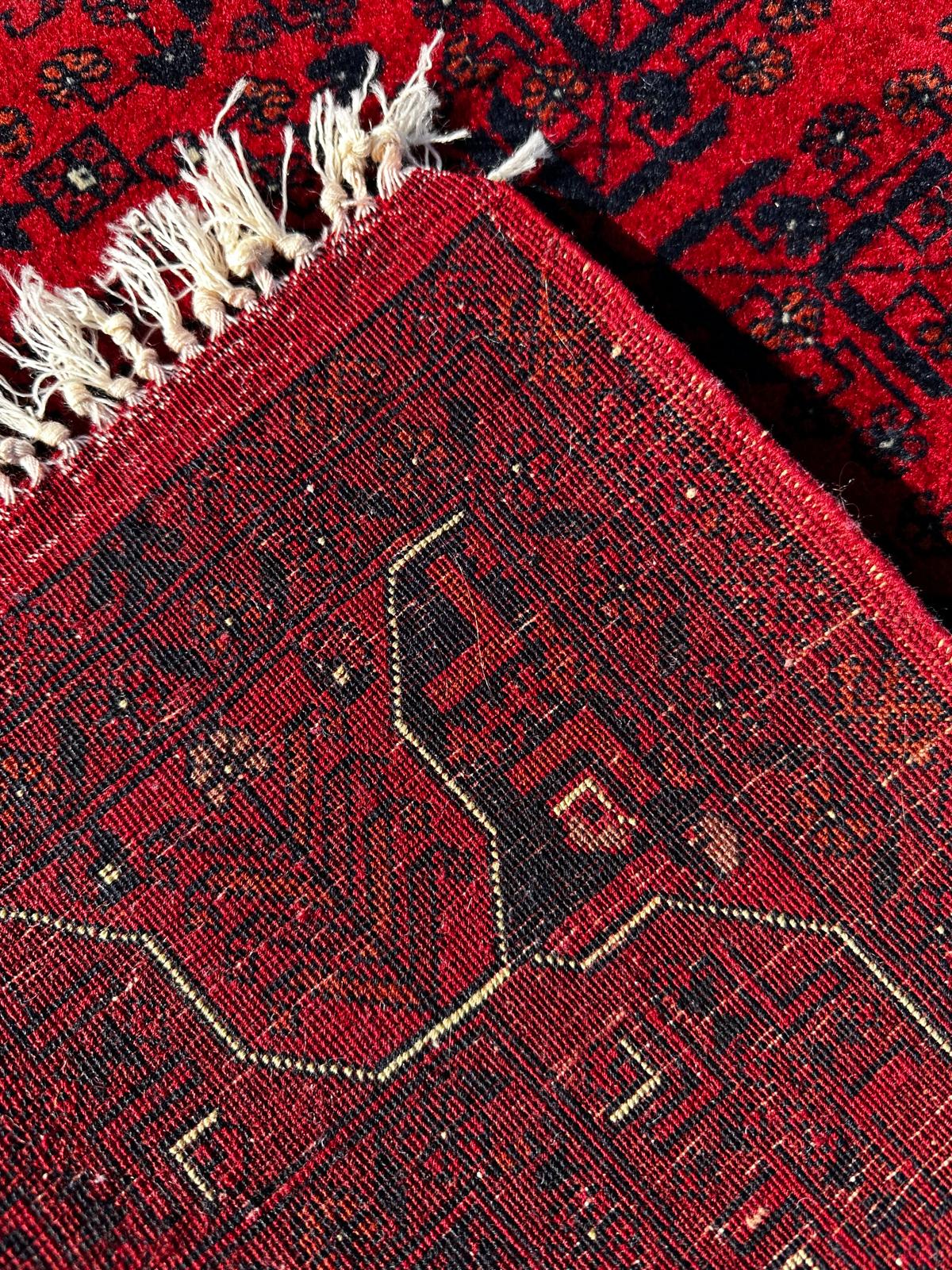 Tapis Afghan fait main 160cm x 100cm