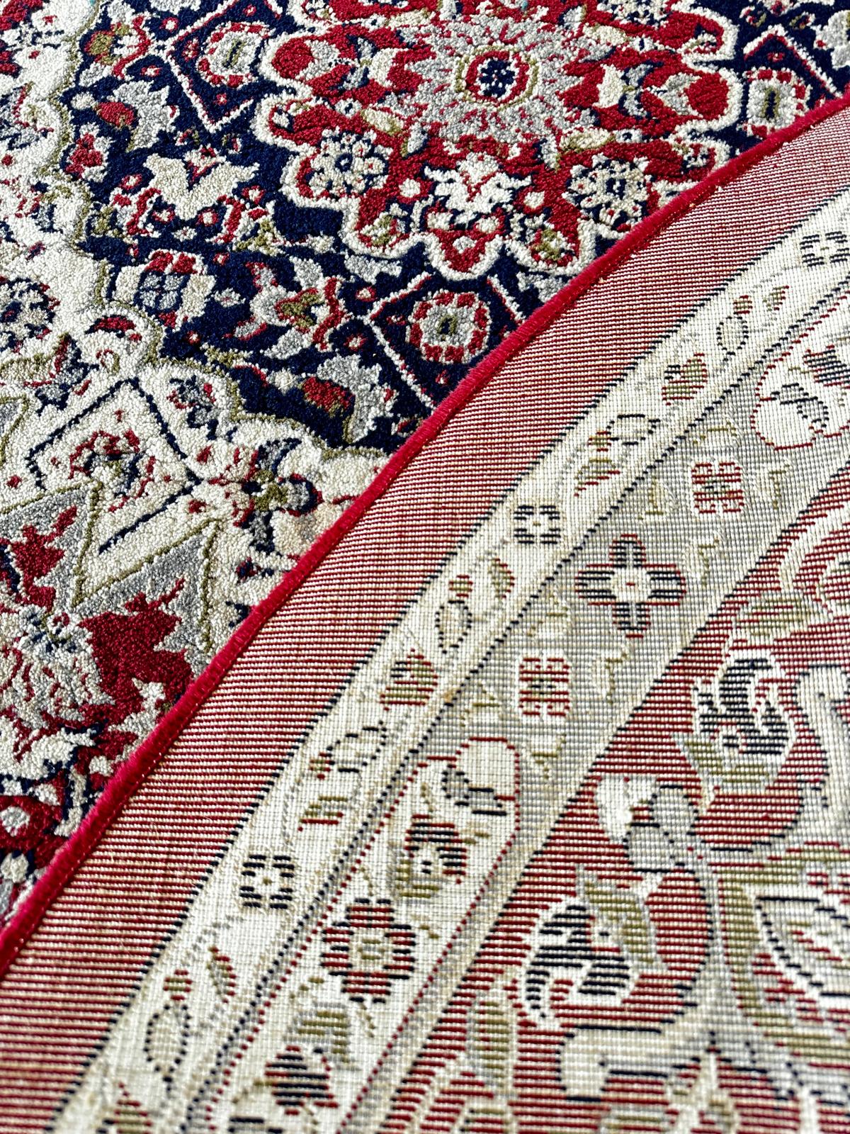 Tapis oriental rond en laine 2m