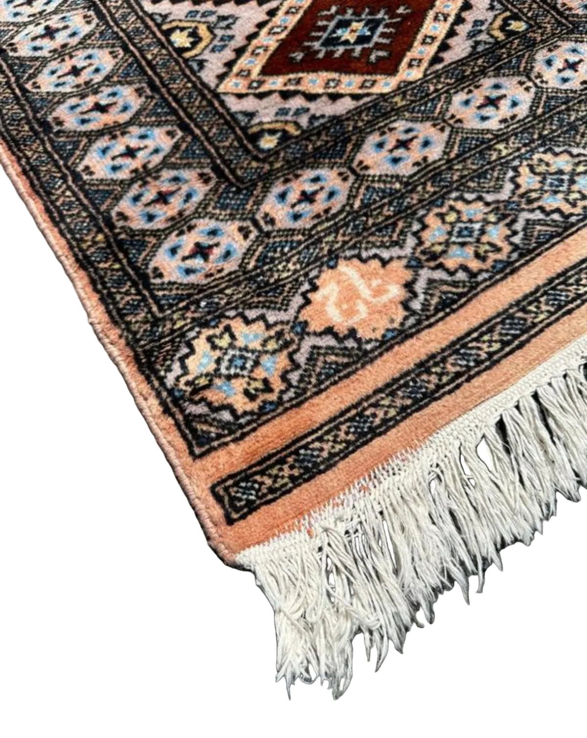 Tapis oriental fait main 110cm x 60cm