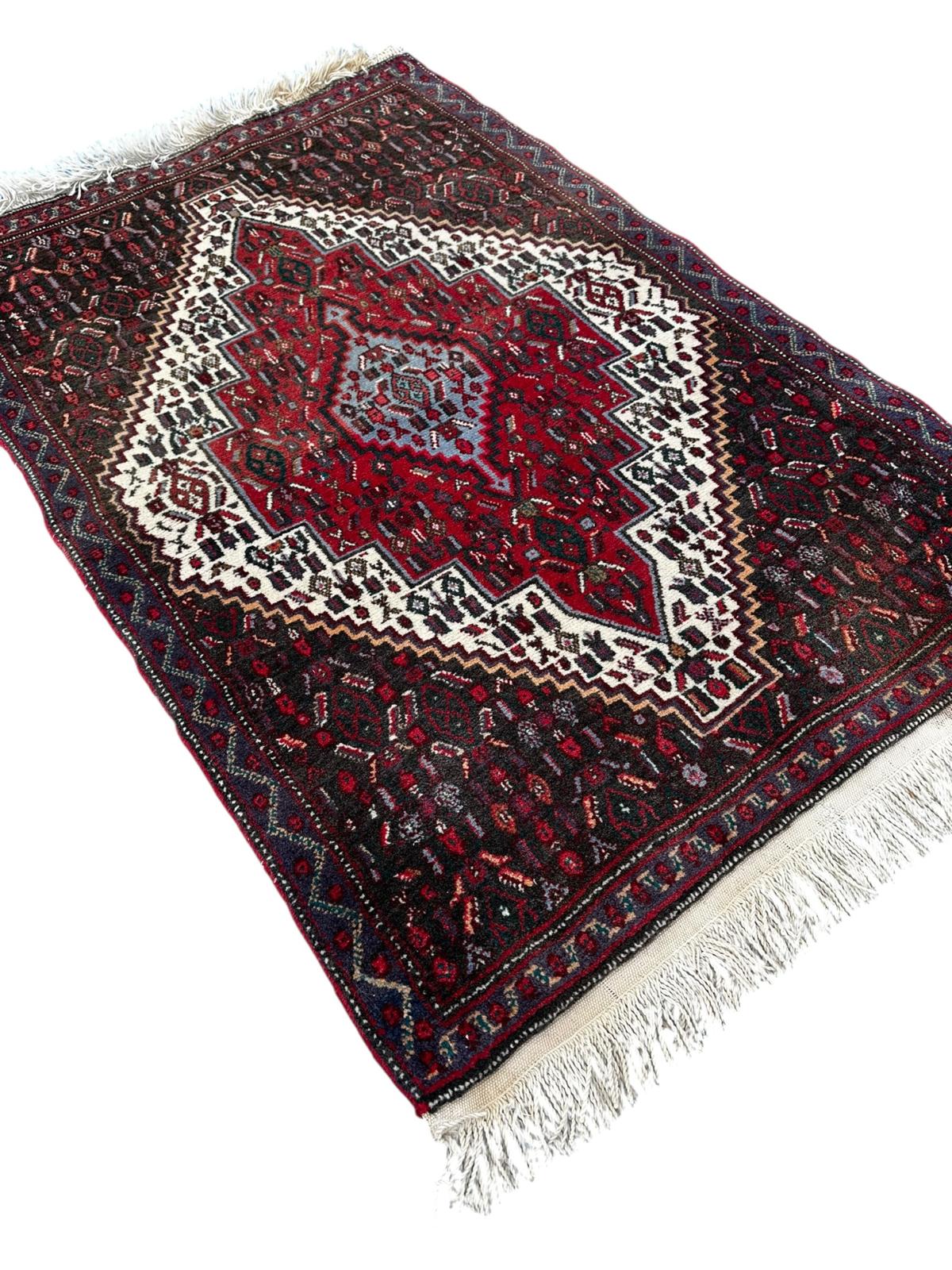 Tapis Persan Senneh fait main  110cm x 70cm