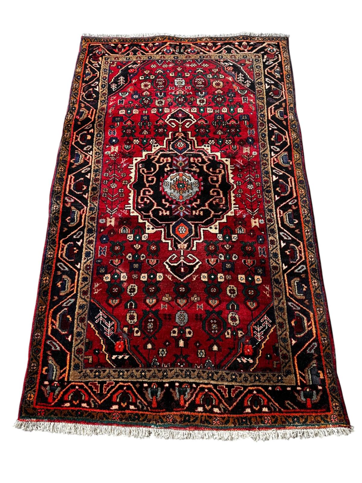 Tapis Hamadan fait main 125cm x 210cm