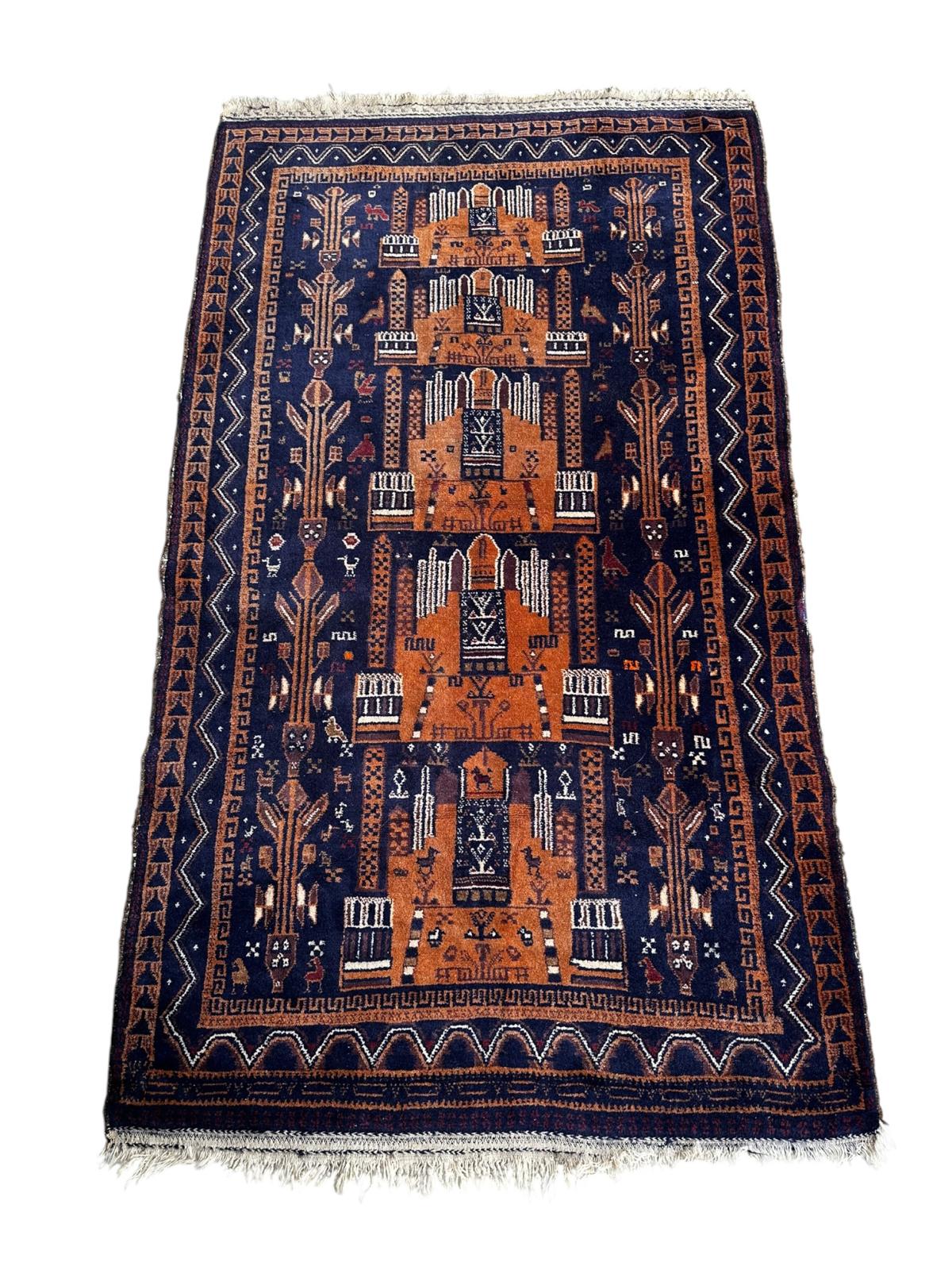Tapis persan fait main