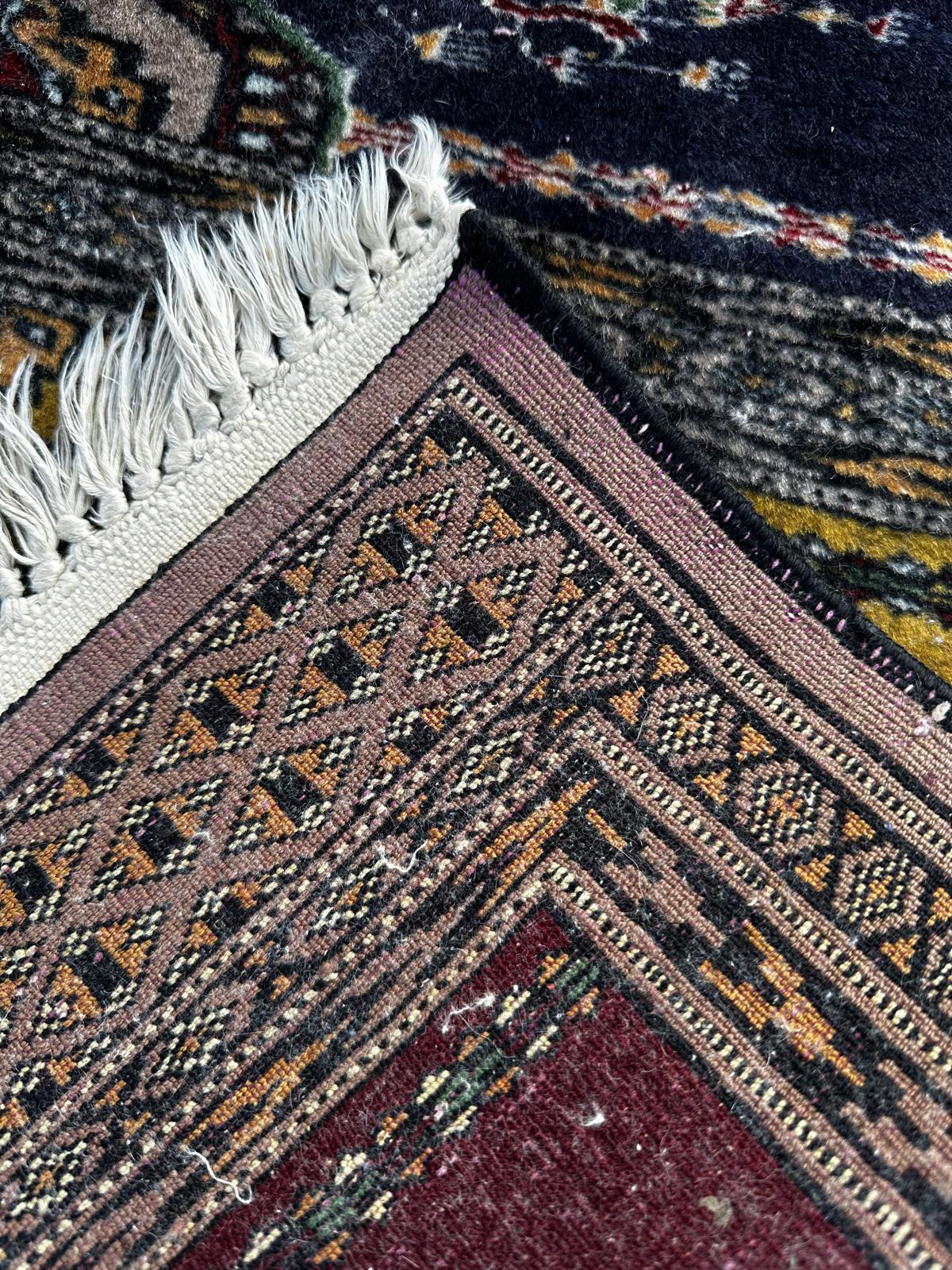 Tapis pakistanais fait main 100cm x 50cm