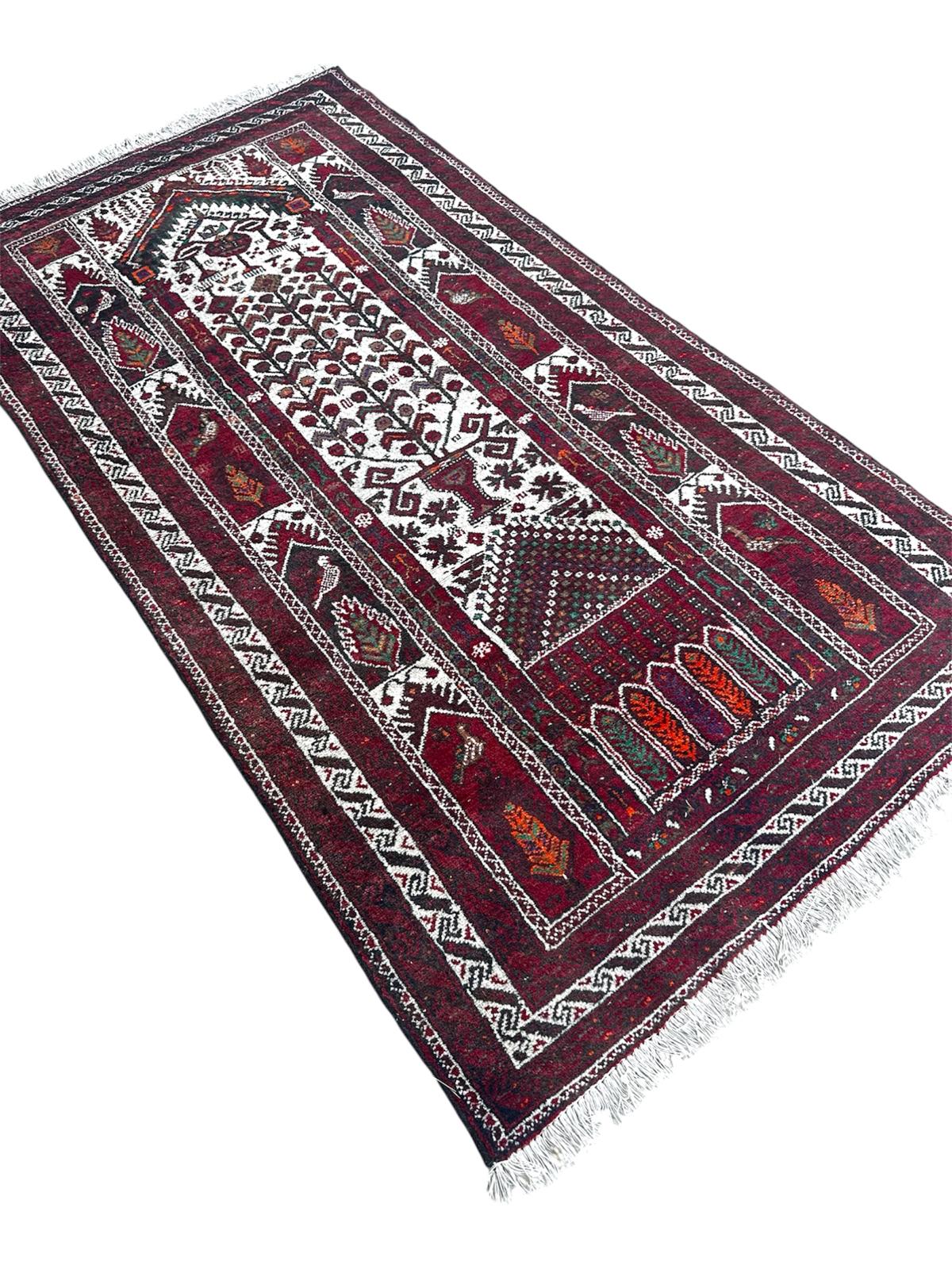 Tapis persan fait main 200cm x 110cm