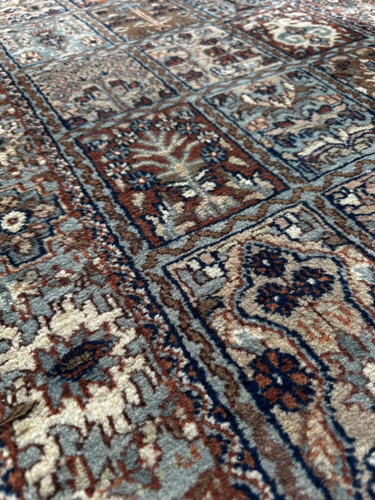 Tapis persan de couloir fait main 300cm x 80cm