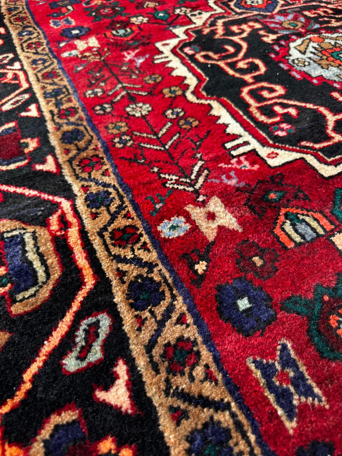 Tapis Hamadan fait main 125cm x 210cm