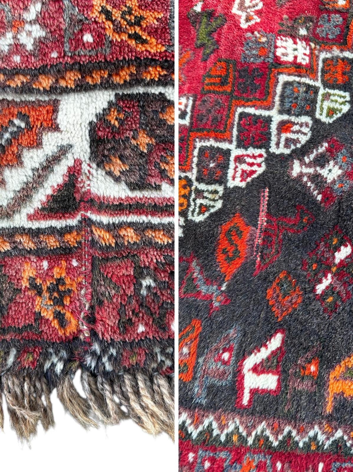 Tapis Persan Gashgaï fait main 2m x 3m