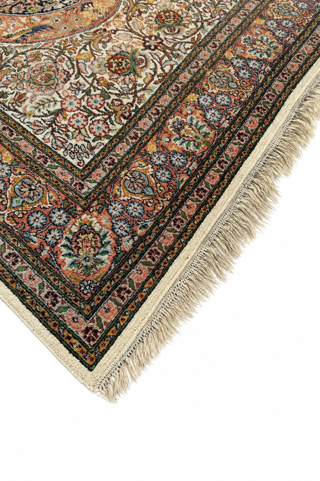 Tapis oriental en soie 190cm x 120cm