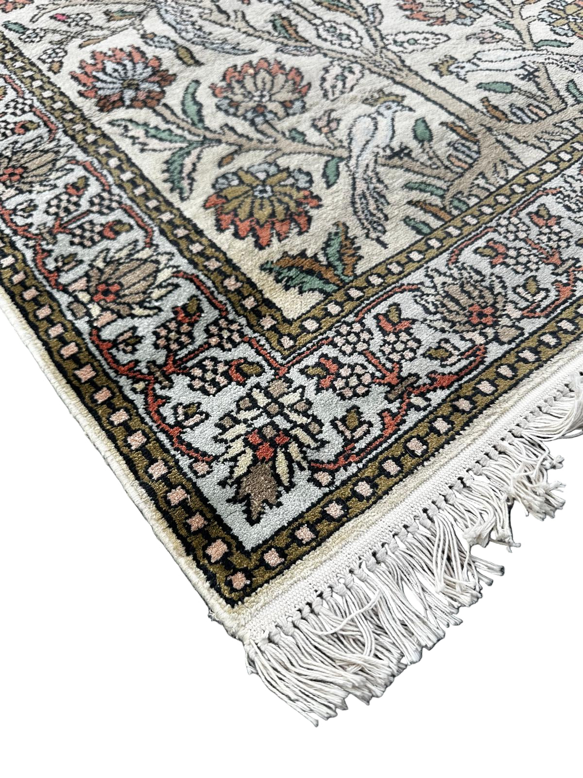 Tapis Hereke en soie 135cm x 80cm