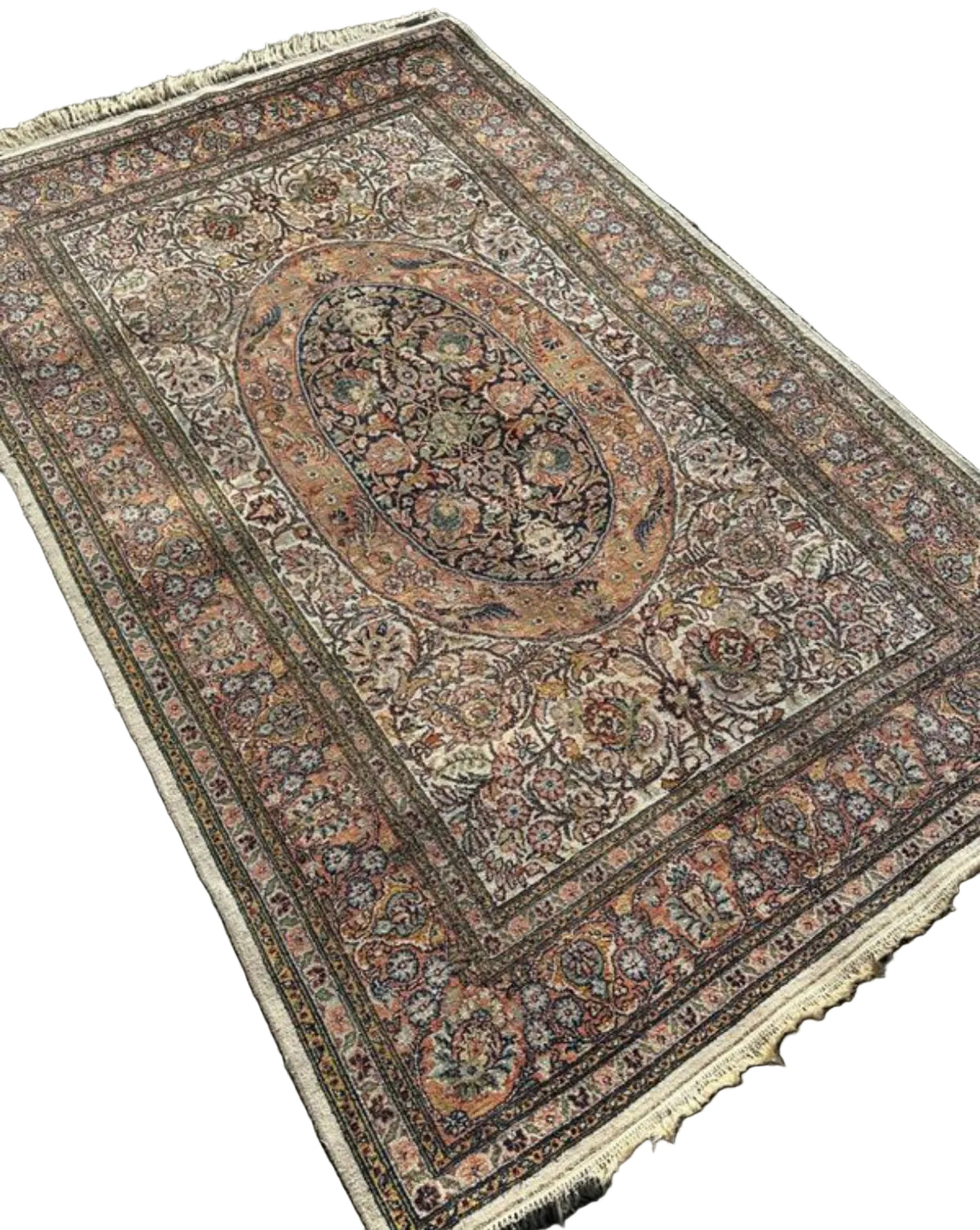Tapis oriental en soie 190cm x 120cm