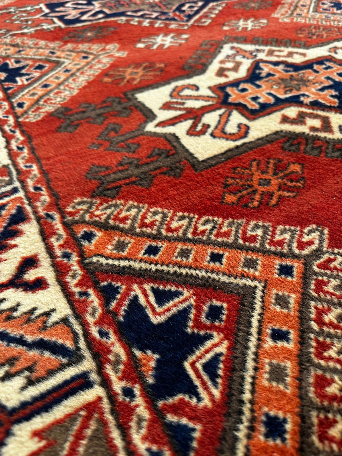 Tapis turc noué à la main 160cm x 100cm