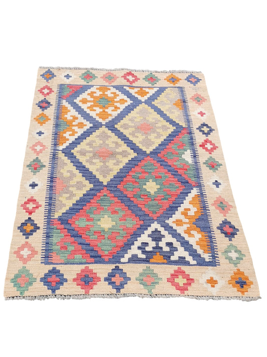 Tapis kilim fait main 1,5m x 1m