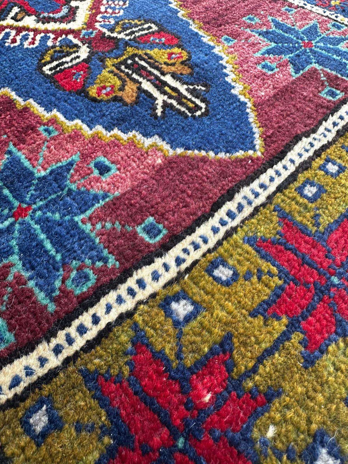 Tapis persan fait main 110cm x 50cm