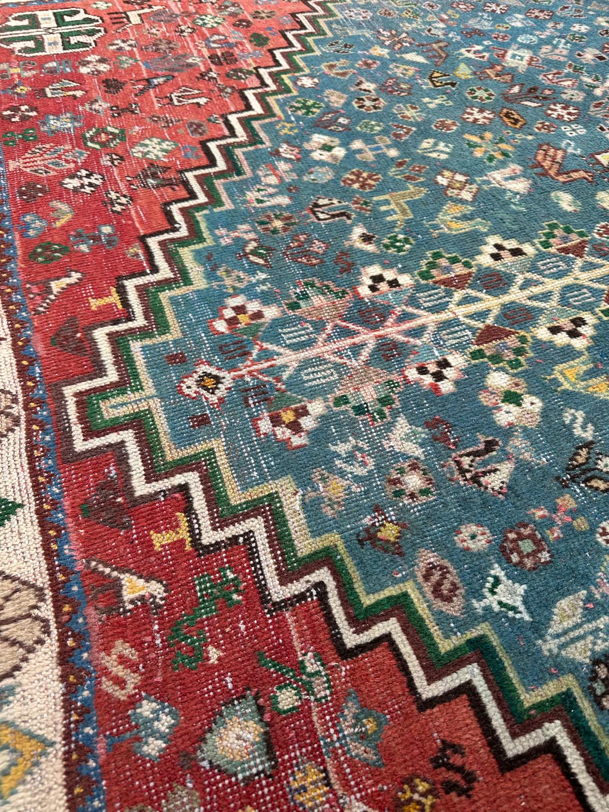 Tapis persan fait main carré 2m x 2m
