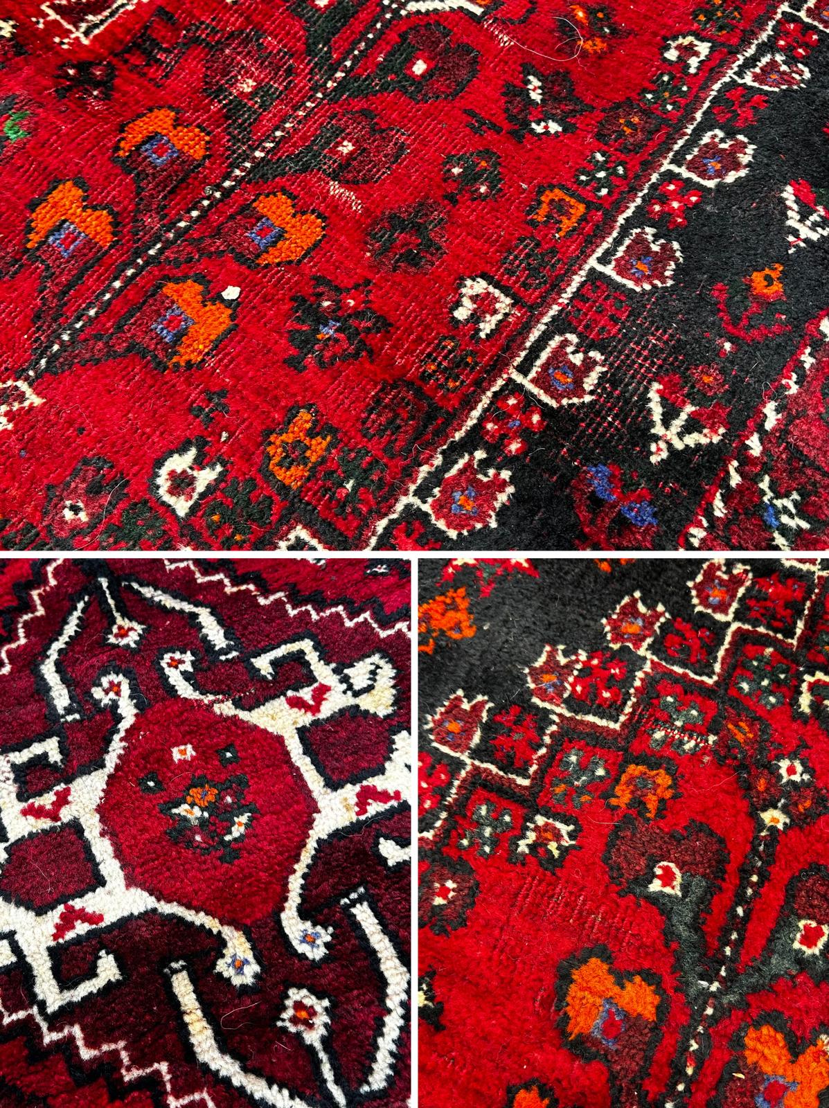 Tapis persan Shiraz fait main 305cm x 235cm