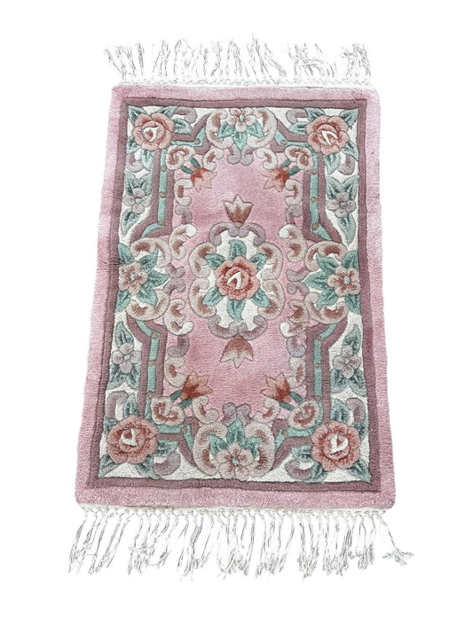Tapis chinois fait main 90cm x 60cm