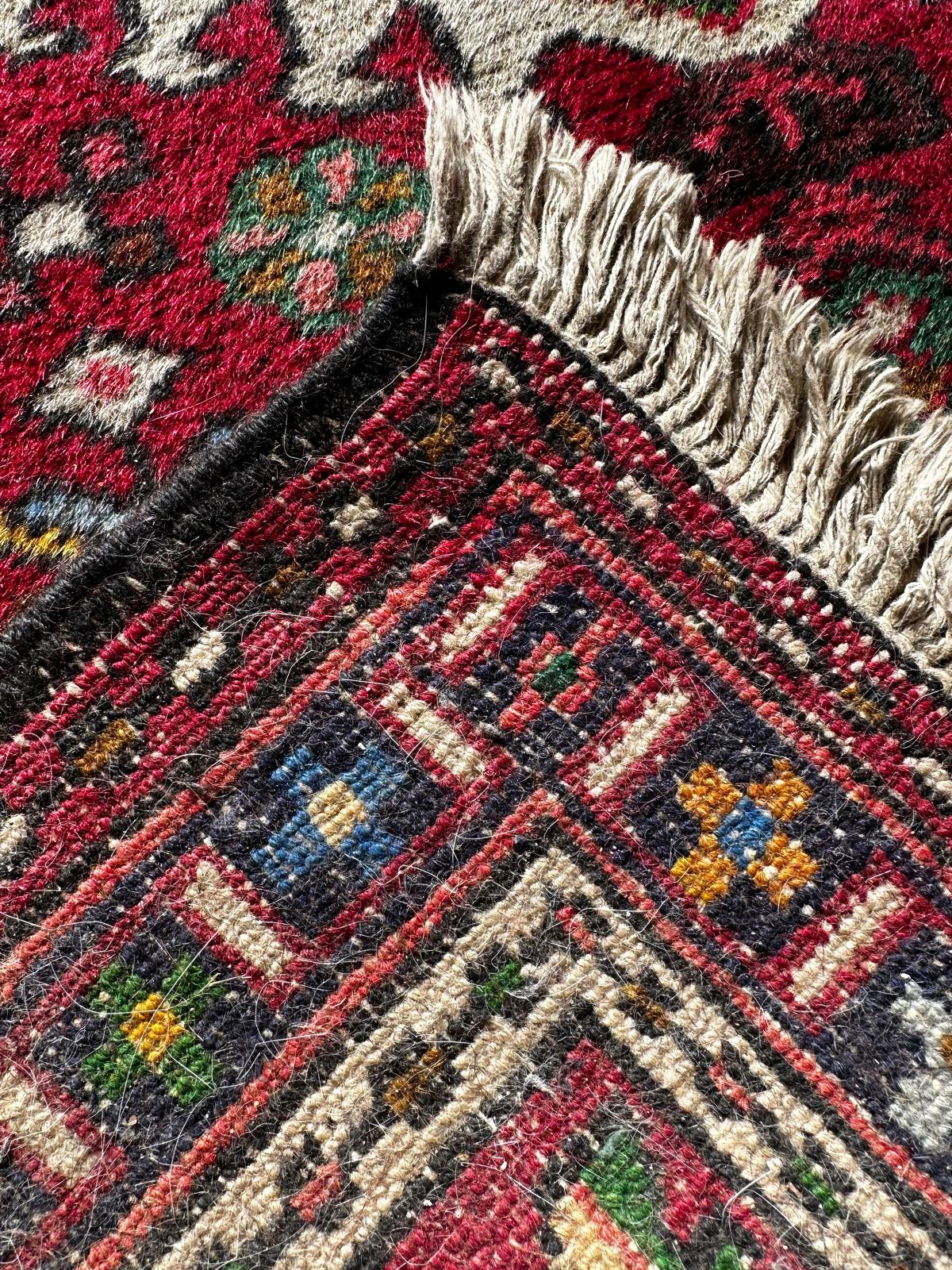 Tapis persan de couloir fait main 290cm x 70cm