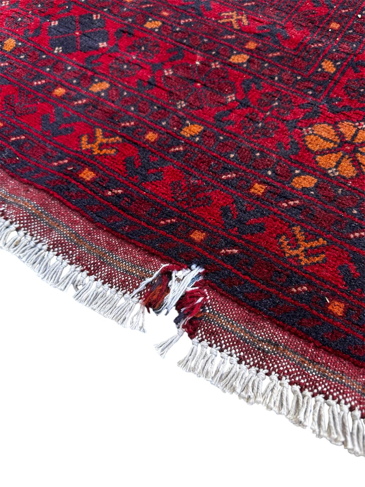 Tapis Afghan fait main 2m x 3m