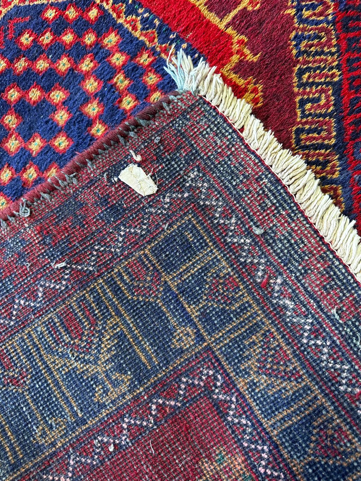 Tapis Afghan fait main 130cm x 245cm