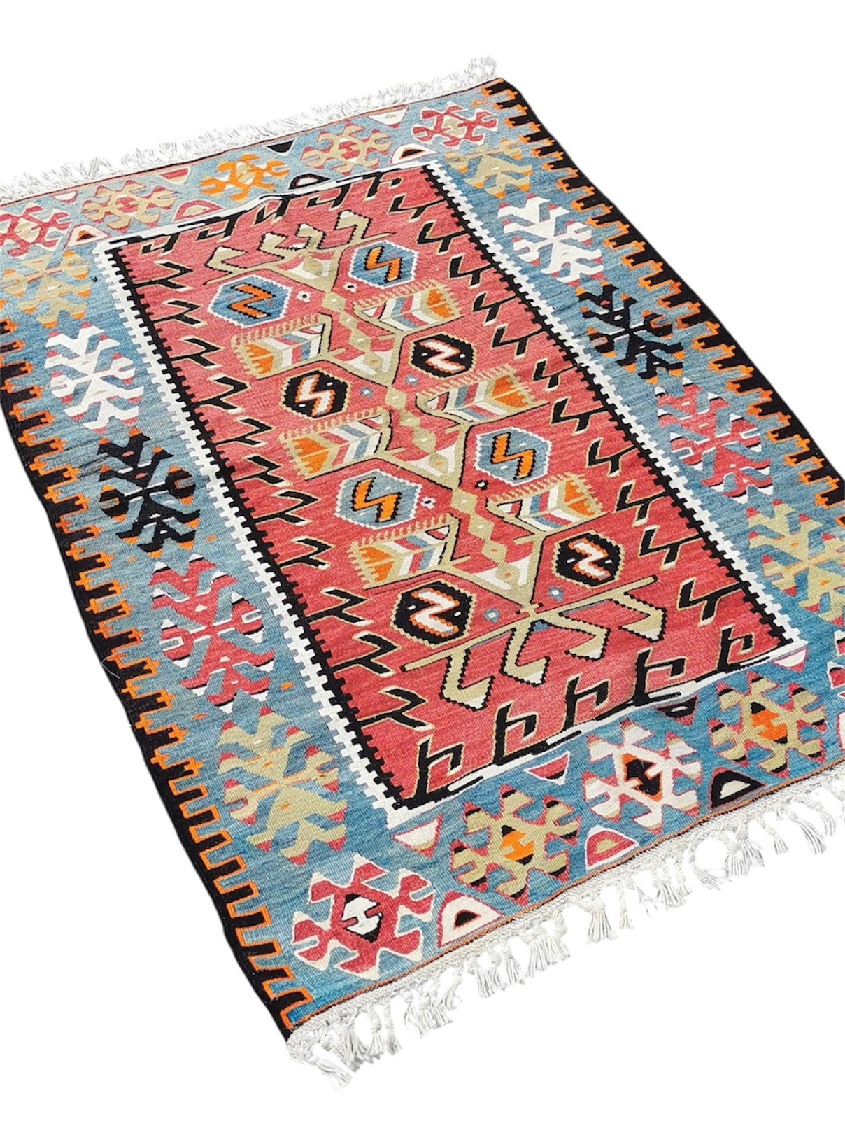 Tapis kilim fait main 1,3m x 0,9m