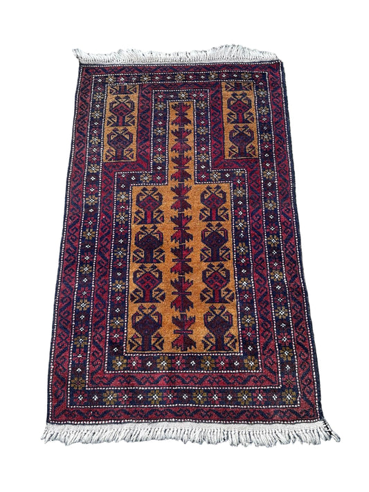 Tapis Afghan fait main 140cm x 90cm