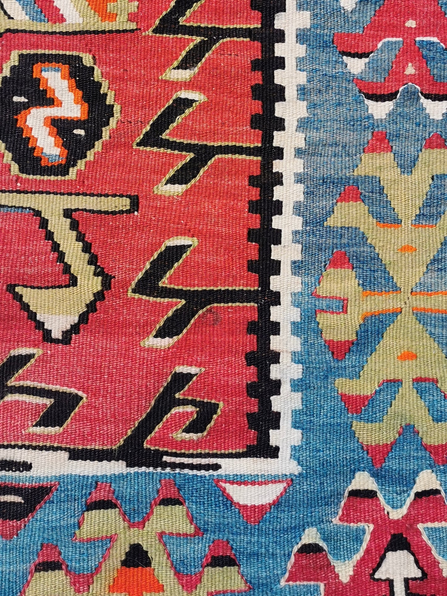 Tapis kilim fait main 1,3m x 0,9m