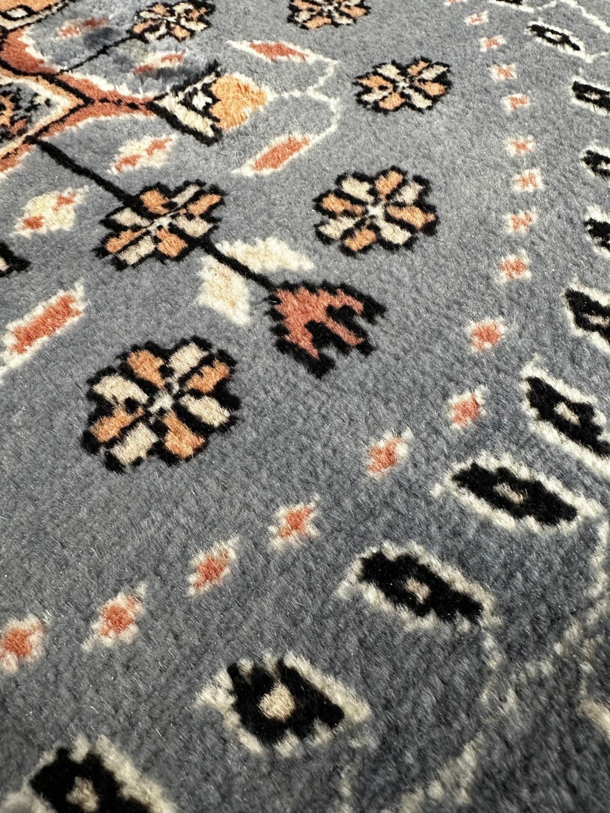 Tapis persan rond fait main 80cm