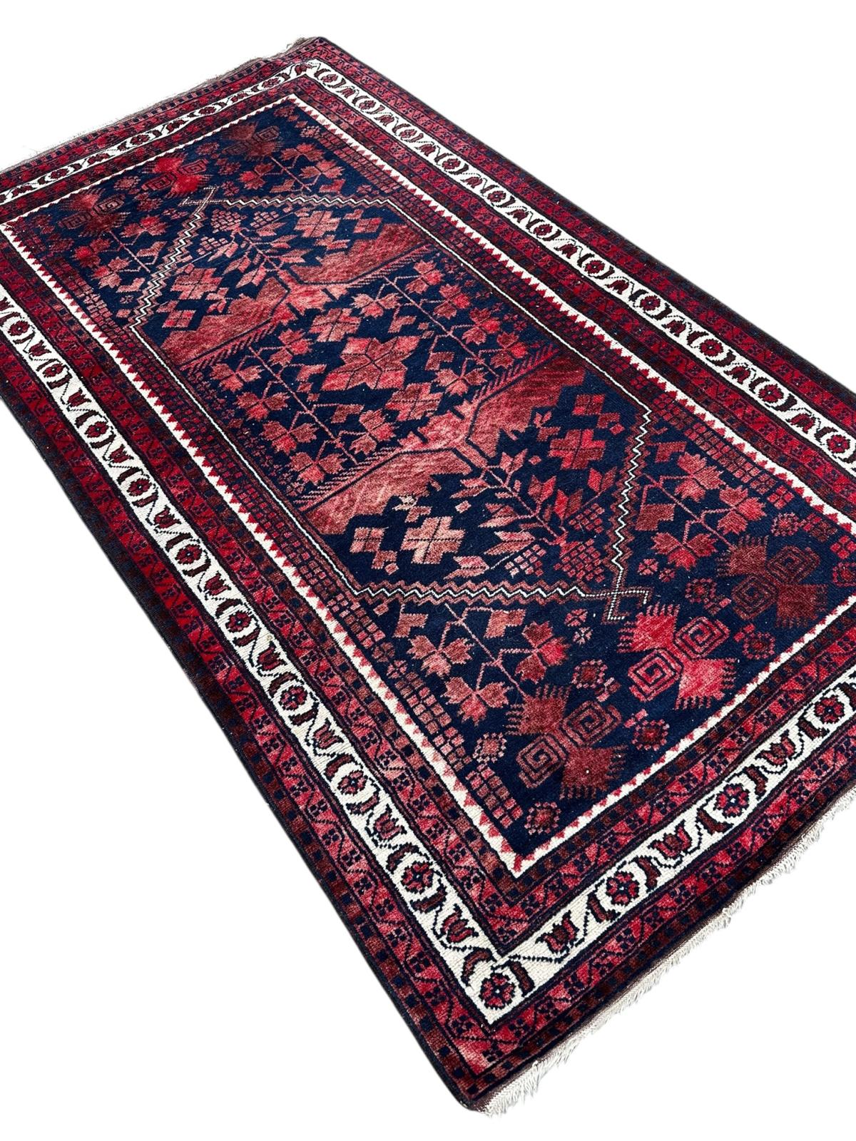 Tapis Afghan fait main 190cm x 110cm
