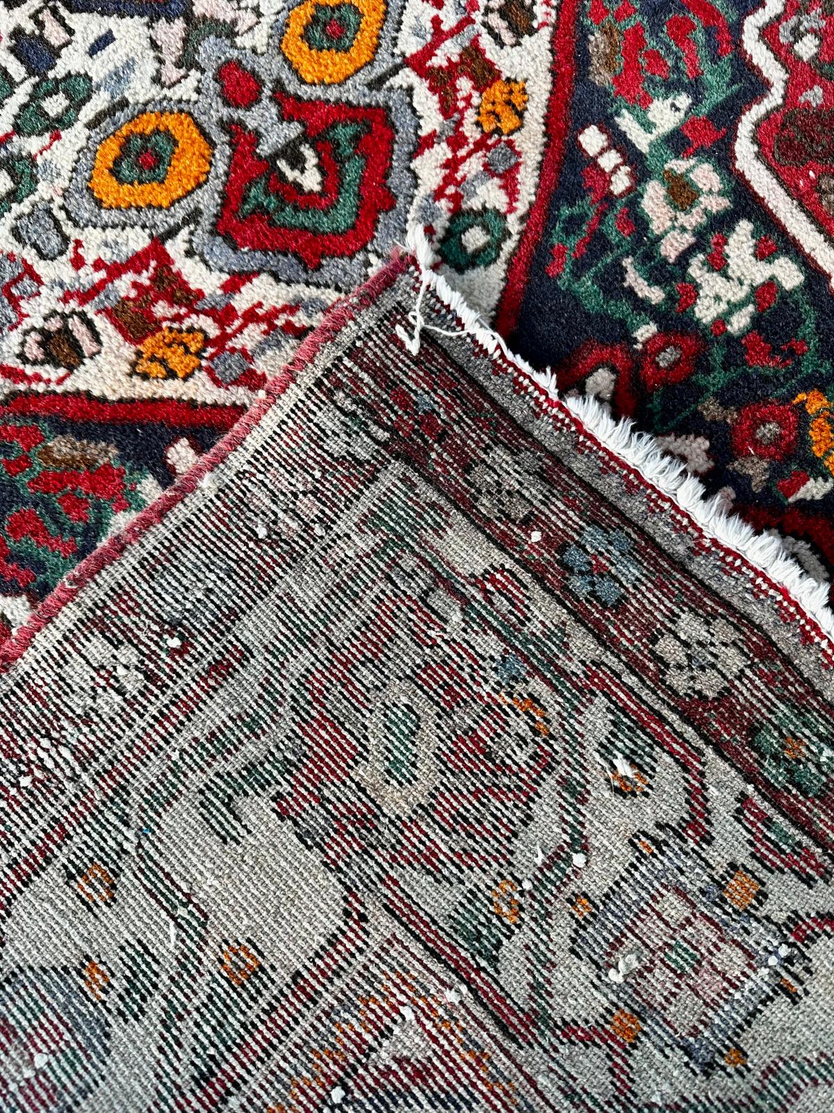 Tapis Hamadan fait main - 298cm x 154cm