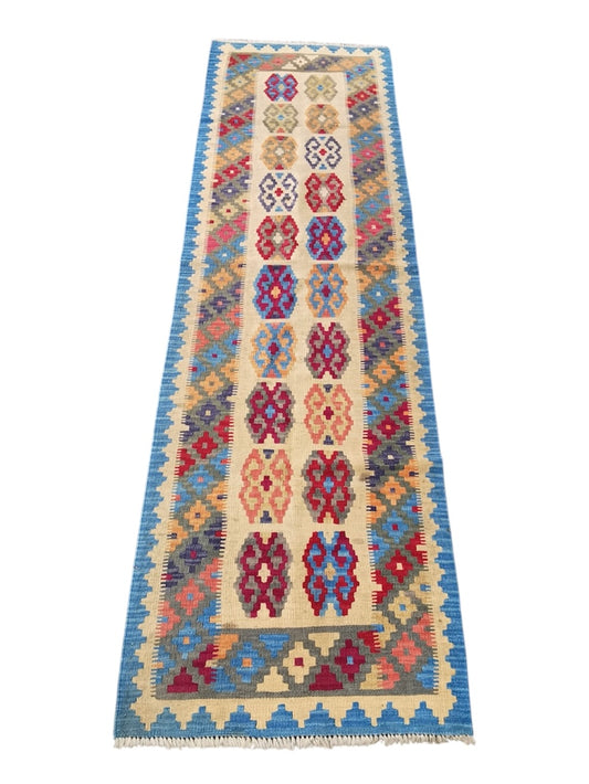 Tapis kilim de couloir 300cm x 85cm