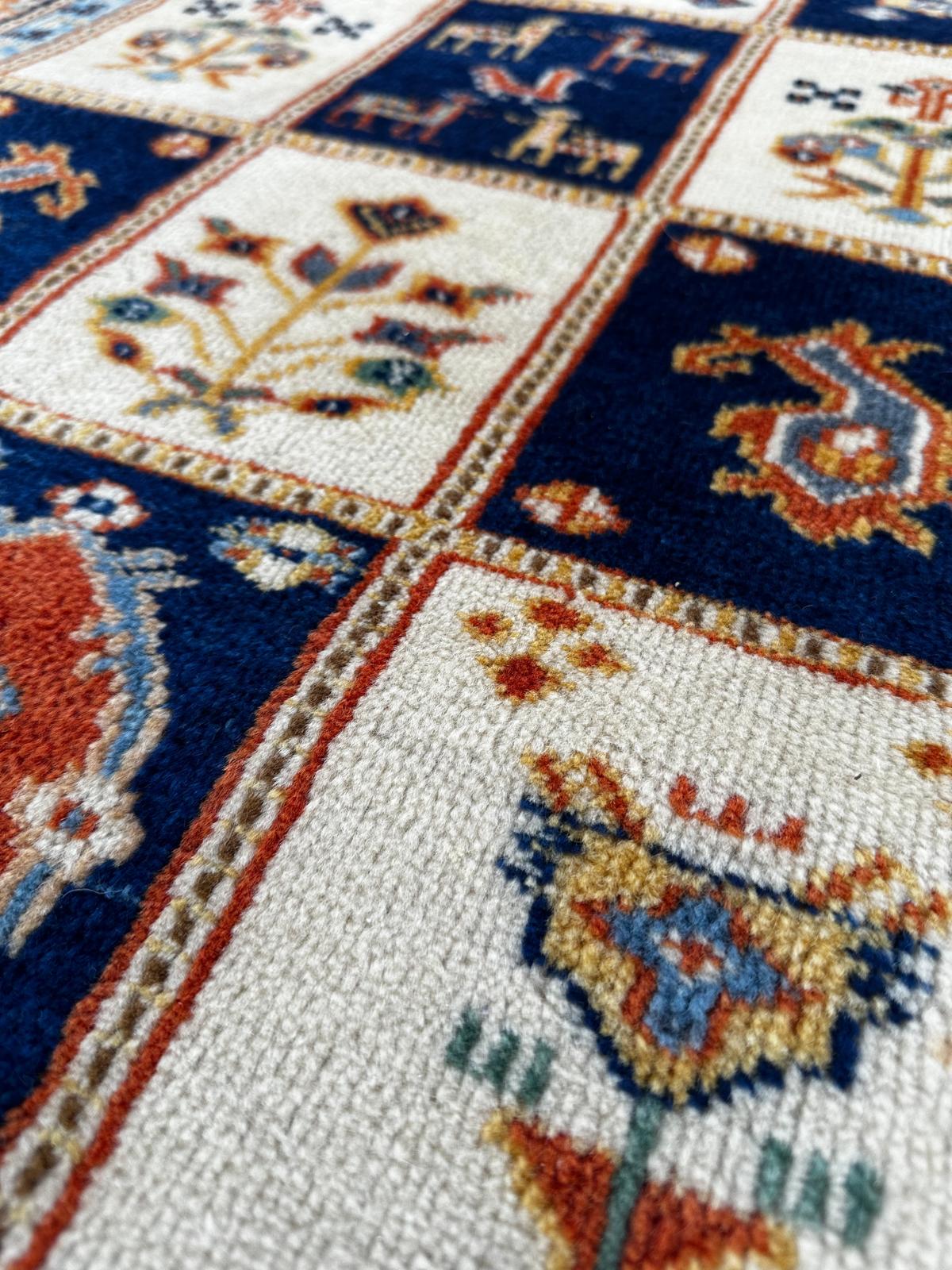Tapis indien fait main 160cm x 90cm