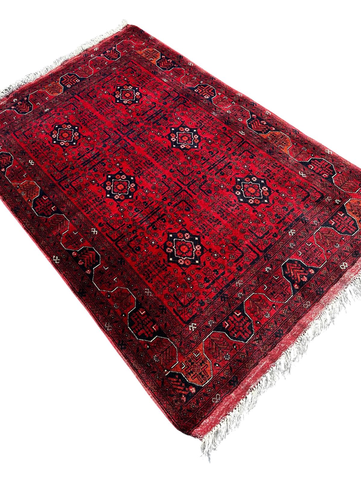 Tapis Afghan fait main 160cm x 100cm