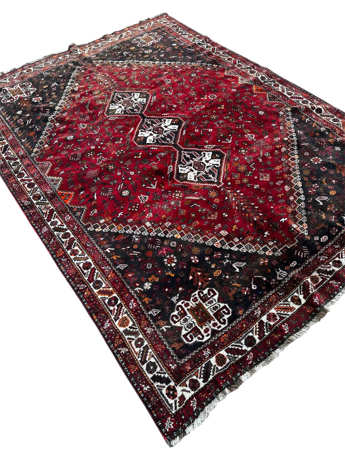 Tapis Persan Gashgaï fait main 2m x 3m