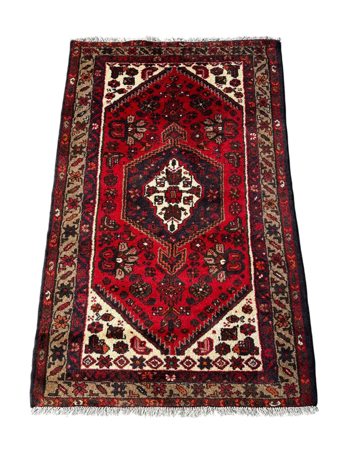 Tapis persan Hamadan fait main 100cm x 160cm