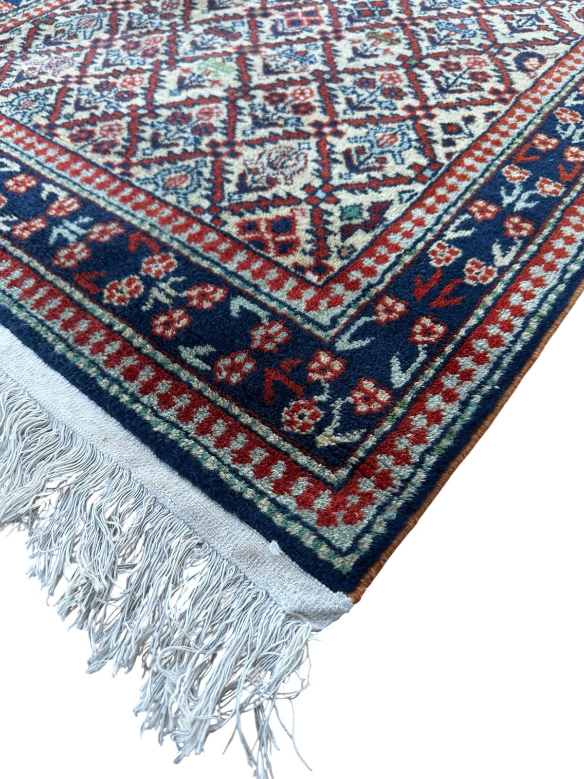 Tapis oriental de couloir fait main 3m x 1m