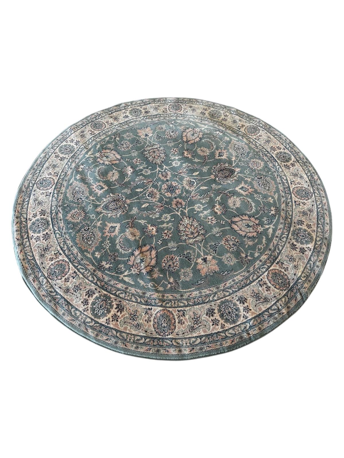 Grand tapis oriental rond 2m